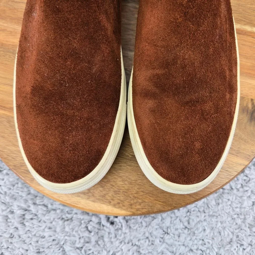 Ted Baker Mens 10 London Lykeen Brown Suede Casual Lifestyle Daily Chelsea Boot